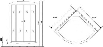 Душевая кабина Grossberg TM 310