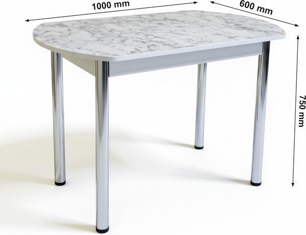 Обеденный стол СВД Юнио 100х60 / 006Э.П15.Х