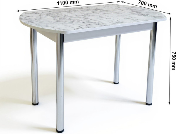 Обеденный стол СВД Юнио 110х70 / 007Э.П15.Х