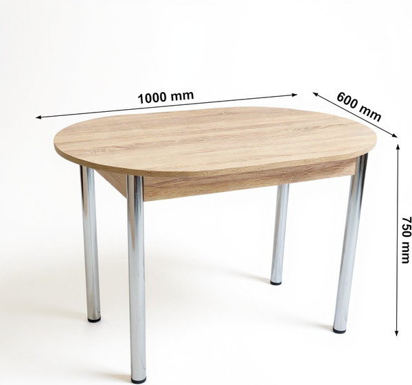 Обеденный стол СВД Юнио 100х60 / 009ОД2.Х 
