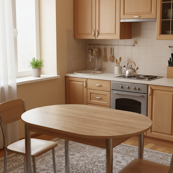 Обеденный стол СВД Юнио 110х70 / 010О.Д2.Х