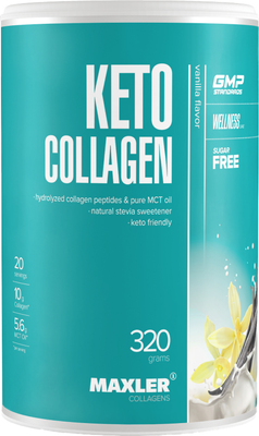 Коллаген Maxler Keto Ваниль - фото