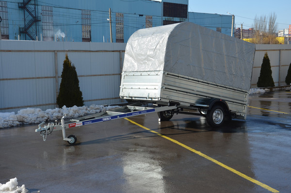 Прицеп для автомобиля Tavials Универсальный ДОН5521 бортовой + лодочный