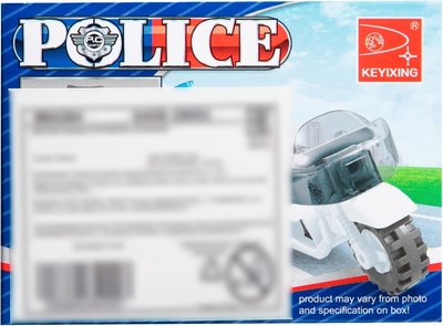 Конструктор Keyixing Полицейский мотоцикл 23103 / 884284