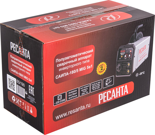 Полуавтомат сварочный Ресанта САИПА-180/5 MIG