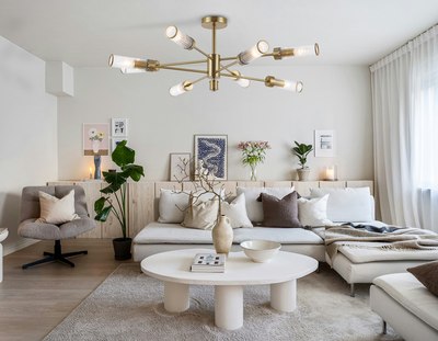 Люстра Ambrella LH55162/8 BS/CL (латунь/прозрачный)