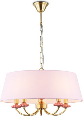 Люстра Ambrella LH75021/5 GD/PI (золото/розовый)