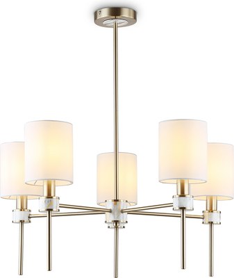 Люстра Ambrella LH72371/5 DBS/WH (темная латунь/белый)