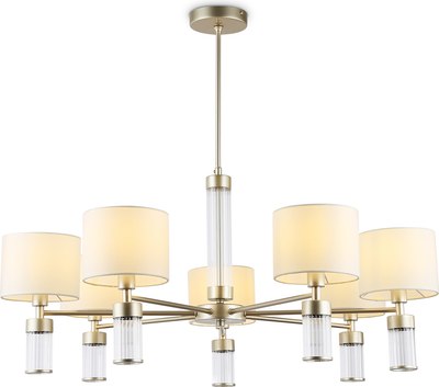 Люстра Ambrella LH71303/7 CGD/WH (золото/белый)