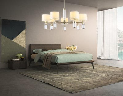 Люстра Ambrella LH71303/7 CGD/WH (золото/белый)