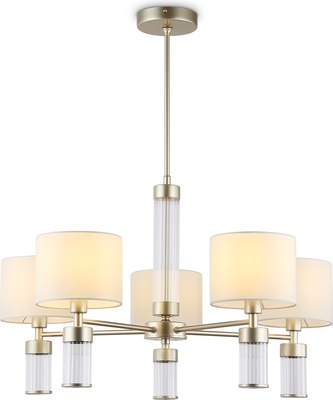 Люстра Ambrella LH71301/5 CGD/WH (золото/белый)