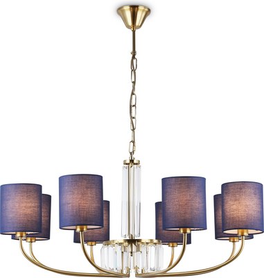 Люстра Ambrella LH71273/8 BS/DB (латунь/темно-синий)