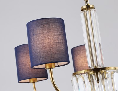 Люстра Ambrella LH71271/5 BS/DB (латунь/темно-синий)