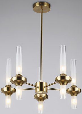 Люстра Ambrella LH55358/10 BS/CL (латунь/прозрачный) - фото