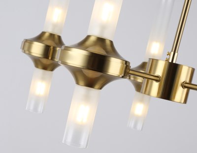 Люстра Ambrella LH55358/10 BS/CL (латунь/прозрачный)