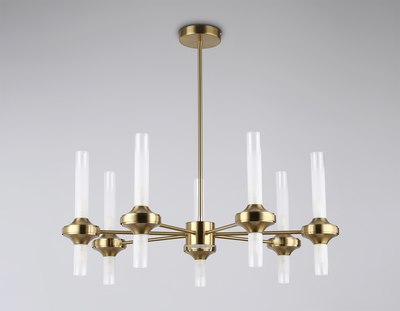 Люстра Ambrella LH55360/14 BS/CL (латунь/прозрачный)