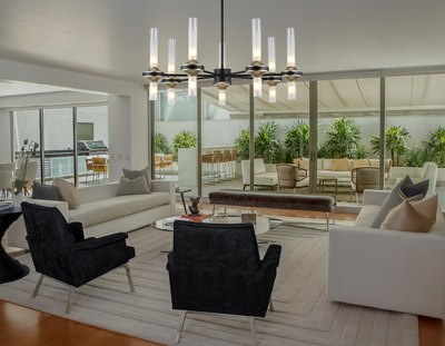 Люстра Ambrella LH55353/14 BK/CGD/CL (черный/золото/прозрачный)