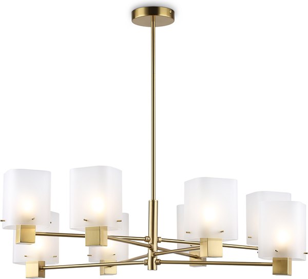 Люстра Ambrella LH57033/8 BS/SM (латунь/дымчатый)