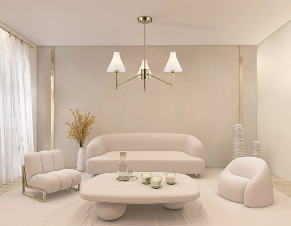 Люстра Ambrella LH57131/3 BS/FR