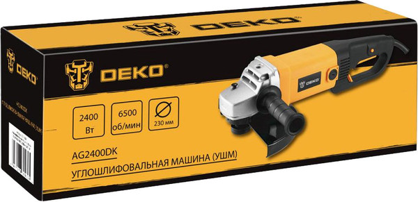 Угловая шлифовальная машина Deko AG2400DK / 083-1030