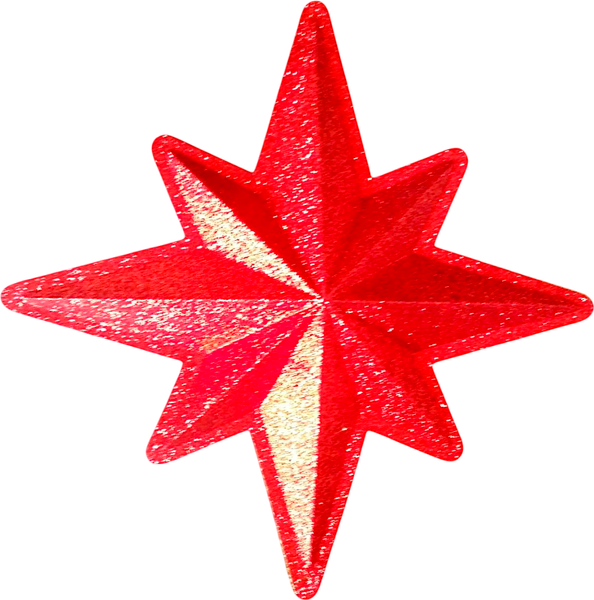 Елочная игрушка GreenTerra Звезда / 126498 - фото