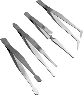 Пинцет монтажный Vertex Tools 0032-4 - фото