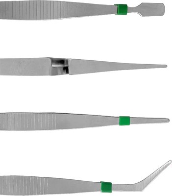 Пинцет монтажный Vertex Tools 0032-4