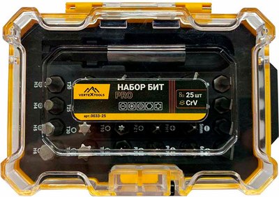 Набор бит Vertex Tools 0033-25