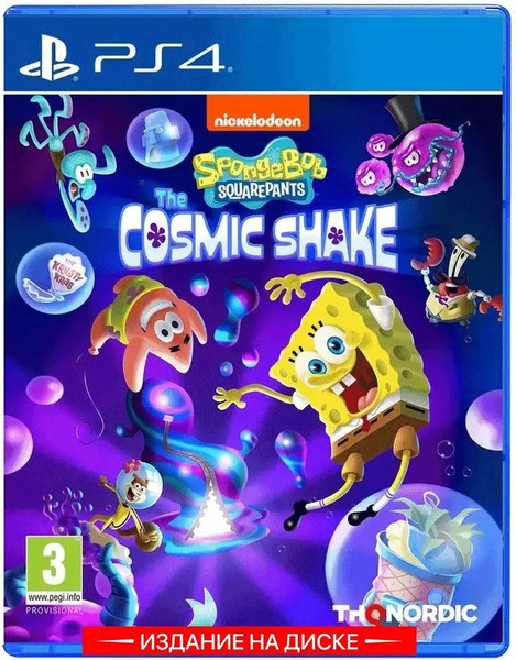 Игра для игровой консоли PlayStation 4 SpongeBob SquarePants: The Cosmic Shake - фото