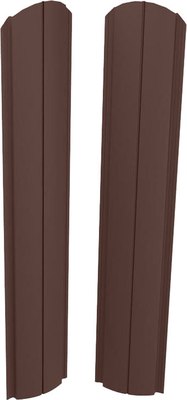 Штакетник металлический Скайпрофиль Европланка-Свитязь 130 Пэ-RAL8017/8017 - фото