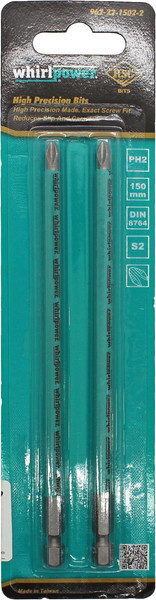 Набор бит WhirlPower 150мм PH2 / 38LM1300183 - фото