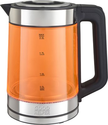 Электрочайник Goodhelper KPG-2201 (оранжевый) - фото