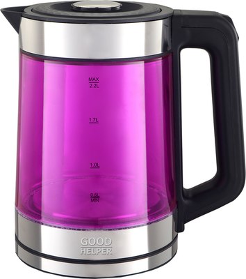 Электрочайник Goodhelper KPG-2201 (розовый) - фото