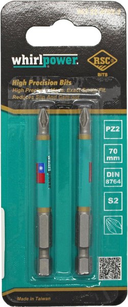 Набор бит WhirlPower 70мм PZ2 / 38LM130030 - фото