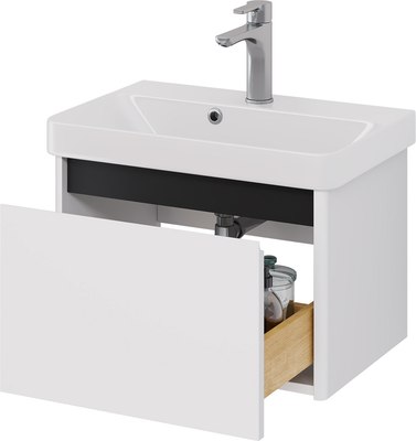 Тумба под умывальник Dreja Luxury 55см Подвесная 1 ящик / 99.2009