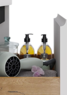 Тумба под умывальник Dreja Luxury 55см Подвесная 1 ящик / 99.2009