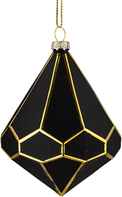 Елочная игрушка Erich Krause Decor. Черный бриллиант / 62322 - фото