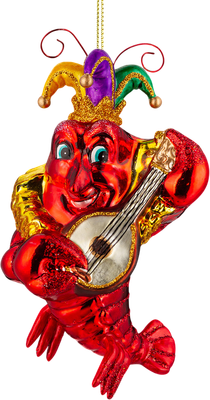 Елочная игрушка Erich Krause Decor. Лобстер и мандолина / 62375 - фото