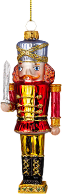 Елочная игрушка Erich Krause Decor. Щелкунчик с саблей / 62501 - фото