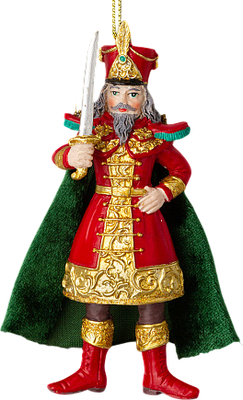 Елочная игрушка Erich Krause Decor. Король с саблей / 62275 - фото