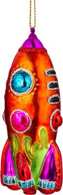 Елочная игрушка Erich Krause Decor. Радужная ракета / 62359 - фото