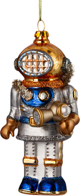 Елочная игрушка Erich Krause Decor. Робот в космосе / 62361 - фото