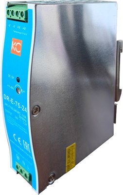 Блок питания на DIN-рейку КС DR-E-75W-24V / dr-e-75-24 - фото