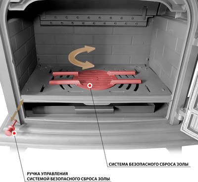 Печь-камин Везувий HR-15 Антрацит
