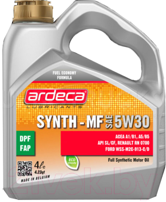Моторное масло Ardeca Synth-MF 5W30 / P01041-ARD004 - фото