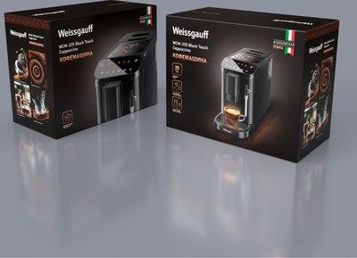 Кофемашина Weissgauff WCM-225 Black Touch Cappuccino