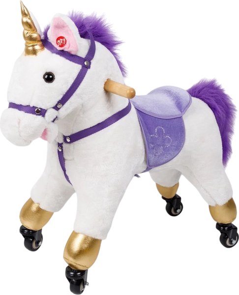 Каталка детская Amarobaby Funny Horse Лошадка / AMARO-28FH-BeFi - фото