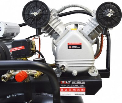 Воздушный компрессор Brait KMRV-2500/100