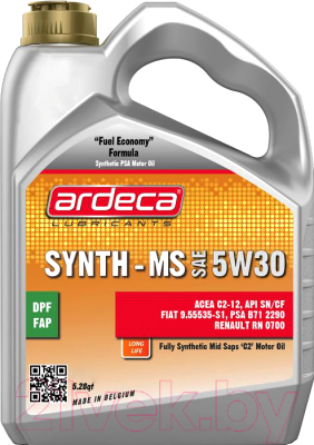 Моторное масло Ardeca Synth-MS 5W30 / P01051-ARD004 - фото