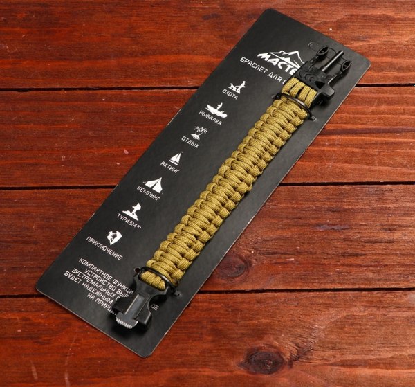 Браслет выживания Мастер К 3в1 / 2714824